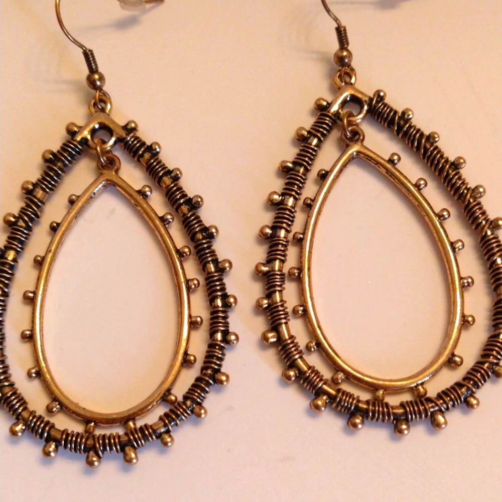 Gold Tone Earrings